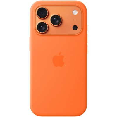 Чехол Apple iPhone 17 Pro Silicone Case with MagSafe Orange - фото 53234