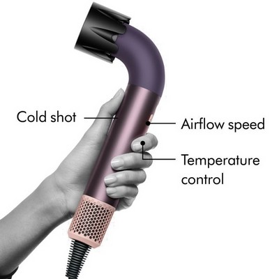 Фен Dyson Supersonic r hair dryer HD17 Jasper Plum - фото 53258