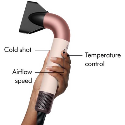 Фен Dyson Supersonic r hair dryer HD17 Ceramic Pink/Rose Gold - фото 53261
