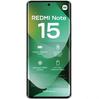 Смартфон Xiaomi Redmi Note 15 4G 8/256Gb Forest Green - фото 54817