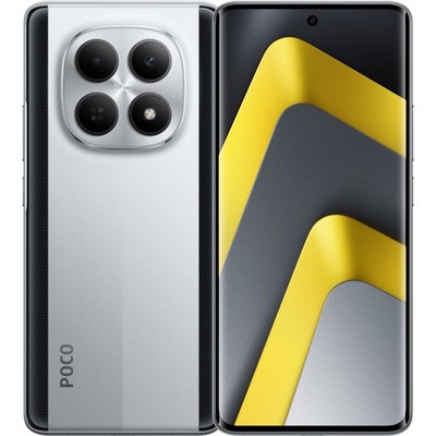 Смартфон POCO M8 5G 8/256GB Silver - фото 55127