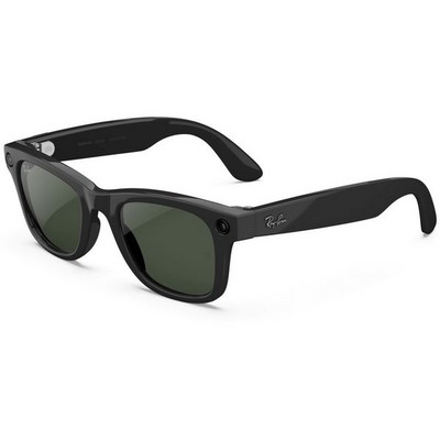 Умные очки Ray-Ban Wayfarer (Gen 2) RW4012 Shiny Black/ Transitions Graphite Green lenses Size M (50mm) - фото 55236