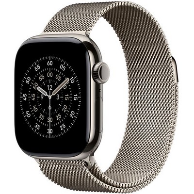 Ремешок Apple Watch 42mm Natural Milanese Loop - фото 55506