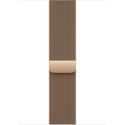 Ремешок Apple Watch 46mm Gold Milanese Loop - фото 55512