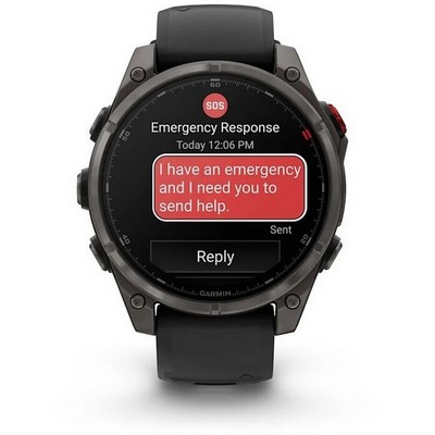 Умные часы Garmin Fenix 8 Pro 47mm Amoled Sapphire Titanium Carbon Gray 010-03198-01 - фото 55832