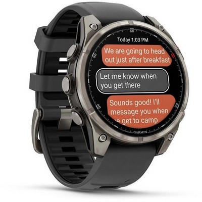 Умные часы Garmin Fenix 8 Pro 47mm Amoled Sapphire Titanium Graphite 010-03198-11 - фото 55852