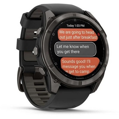 Умные часы Garmin Fenix 8 Pro 51mm Amoled Sapphire Titanium Carbon Gray 010-03199-01 - фото 55858