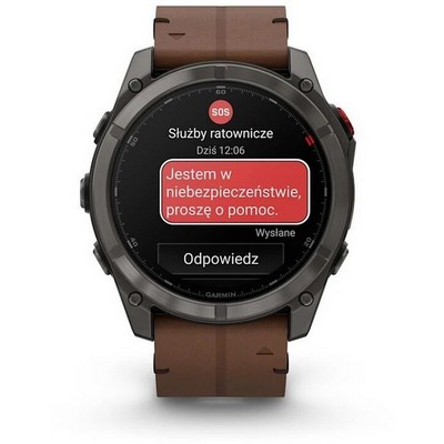 Умные часы Garmin Fenix 8 Pro 51mm Amoled Sapphire Titanium Carbon Grey Chestnut Leather 010-03199-40 - фото 55863