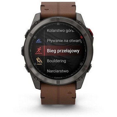 Умные часы Garmin Fenix 8 Pro 51mm Amoled Sapphire Titanium Carbon Grey Chestnut Leather 010-03199-40 - фото 55868