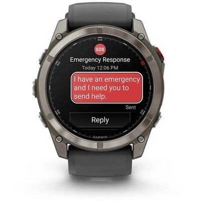 Умные часы Garmin Fenix 8 Pro 51mm Amoled Sapphire Titanium Graphite 010-03199-11 - фото 55841