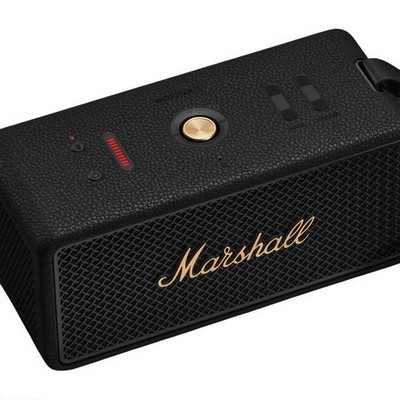 Портативная акустика Marshall Middleton II Black and Brass - фото 56549