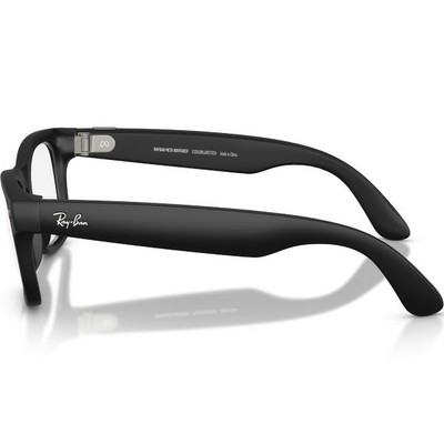 Умные очки Ray-Ban Wayfarer (Gen 2) RW4012 Shiny Black/ Transitions Gray lenses Size L - фото 57903