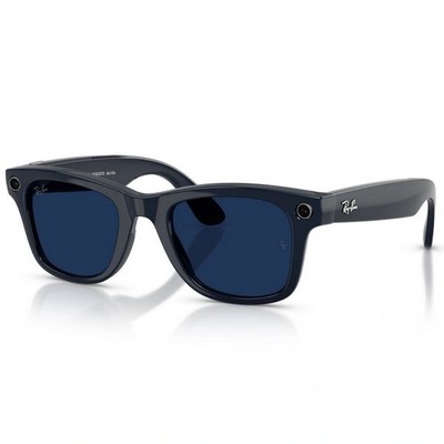 Умные очки Ray-Ban Wayfarer (Gen2) RW4012 Shiny Cosmic Blue/Transitions Sapphire lenses Size L (53mm) - фото 58459