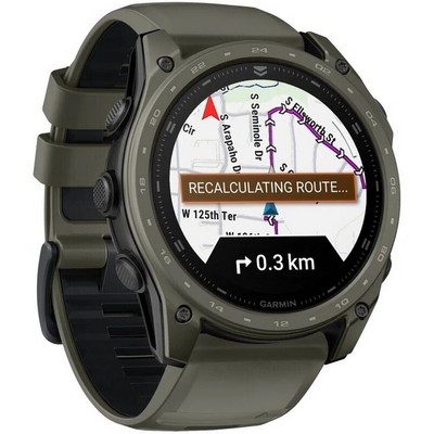 Умные часы Garmin Tactix 8 51mm Amoled Cerakote Sapphire Olive 010-04553-11 - фото 58702
