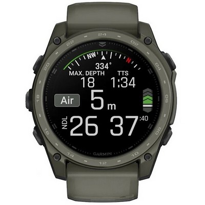 Умные часы Garmin Tactix 8 51mm Amoled Cerakote Sapphire Olive 010-04553-11 - фото 58704