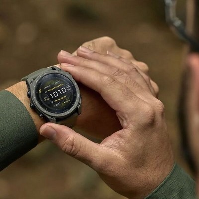 Умные часы Garmin Tactix 8 51mm Amoled Cerakote Sapphire Olive 010-04553-11 - фото 58706