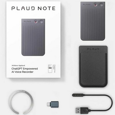 Диктофон Plaud Note ChatGPT Black - фото 58731