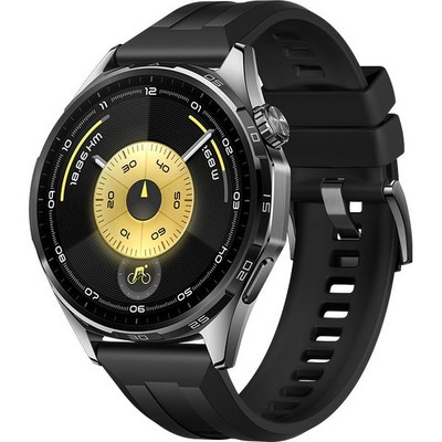 Умные часы Huawei Watch GT 6 46mm Black Fluoroelastomer Strap - фото 60074