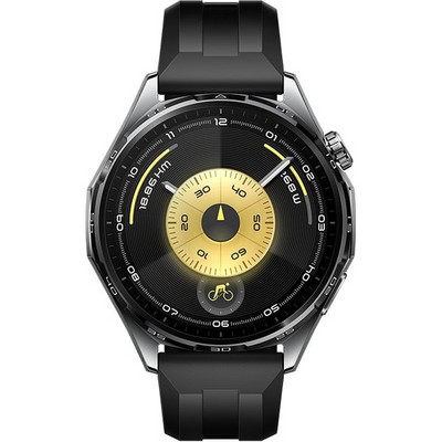 Умные часы Huawei Watch GT 6 46mm Black Fluoroelastomer Strap - фото 60075