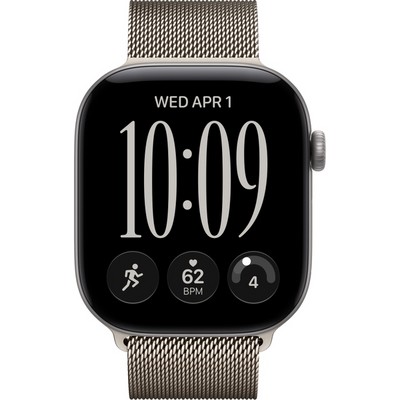 Умные часы Apple Watch Series 12 46mm GPS Space Gray Aluminum Case with Natural Milanese Loop SM/ML - фото 60848