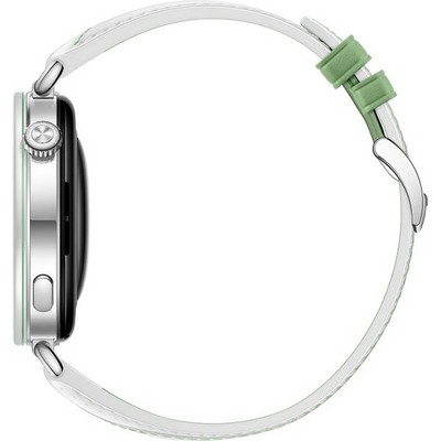 Умные часы Huawei Watch GT 7 41mm White and Green Composite Leather Strap - фото 61155