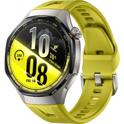 Умные часы Huawei Watch GT 7 Pro 46mm Yellow EasyCross Fluoroelastomer Strap - фото 61137
