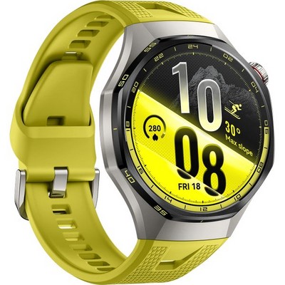 Умные часы Huawei Watch GT 7 Pro 46mm Yellow EasyCross Fluoroelastomer Strap - фото 61179