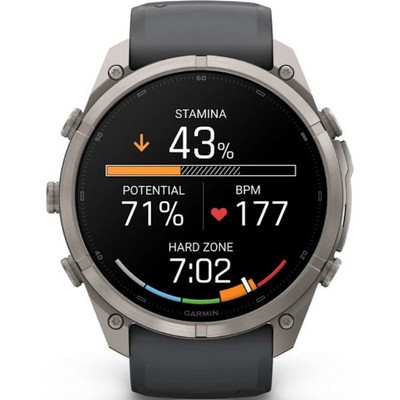 Умные часы Garmin Fenix 9 Pro inReach 51mm Amoled Sapphire Titanium with Graphite/Black Silicone Band (010-04337-21) - фото 61389