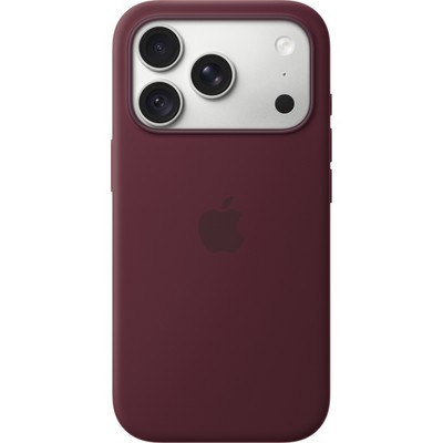 Чехол Apple iPhone 18 Pro Silicone Case with MagSafe Burgundy - фото 61505