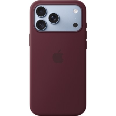 Чехол Apple iPhone 18 Pro Max Silicone Case with MagSafe Burgundy - фото 61540