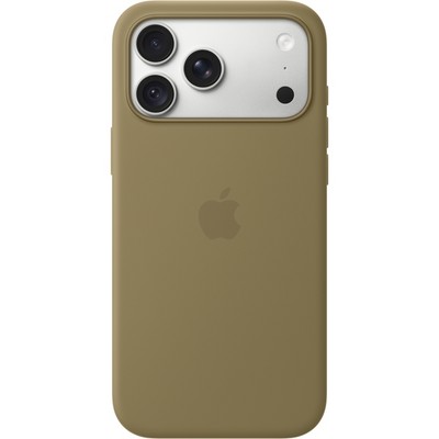Чехол Apple iPhone 18 Pro Max Silicone Case with MagSafe Olive - фото 61543