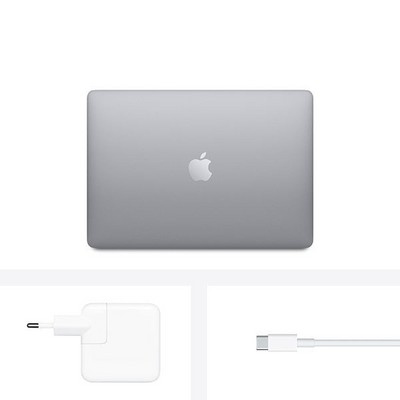 Ноутбук Apple MacBook Air 13 Late 2020 (Apple M1, 8Gb, 256Gb SSD) MGN63, серый космос - фото 16796