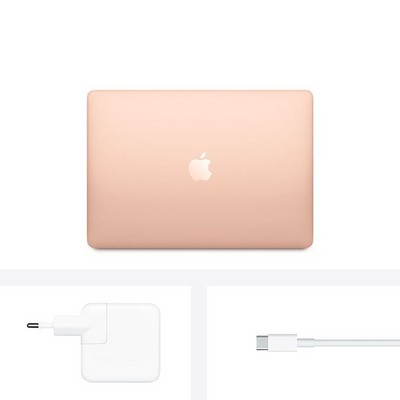 Ноутбук Apple MacBook Air 13 Late 2020 (Apple M1, 8Gb, 256Gb SSD) MGND3, золотой - фото 42648