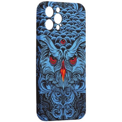 Чехол-накладка силикон MItriFON для iPhone 12 Pro Max (6.7") 0.8мм с флуоресцентным рисунком AW J69 - фото 17141