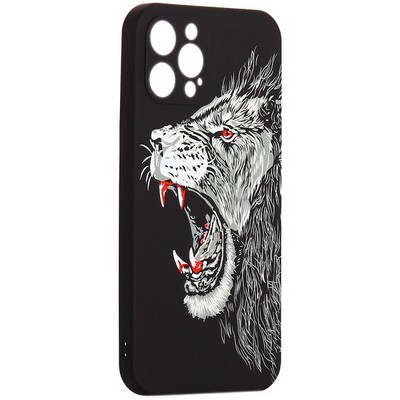 Чехол-накладка силикон MItriFON для iPhone 12 Pro Max (6.7") 0.8мм с флуоресцентным рисунком AW J70 - фото 17142