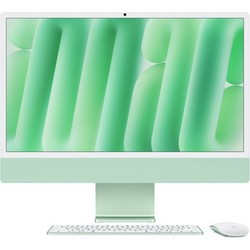 Моноблок Apple iMac 24" Retina 4,5K 2024 (M4, 8-Core CPU, 8-Core GPU, 16 Гб, 256 Гб SSD) MWUE3, зеленый