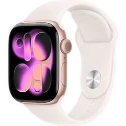 Умные часы Apple Watch Series 11, 42 mm, Rose Gold Aluminium Light Blush Sport Band