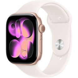 Умные часы Apple Watch Series 11, 46 mm, Rose Gold Aluminium Light Blush Sport Band