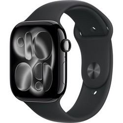 Умные часы Apple Watch Series 11, 46 mm, Jet Black Aluminium Black Sport Band