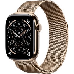 Умные часы Apple Watch Series 11, 42 mm, Gold Titanium Milanese Loop