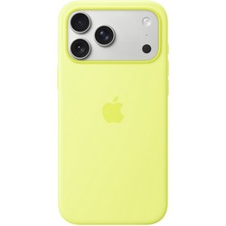 Чехол Apple iPhone 17 Pro Max Silicone Case with MagSafe Neon Yellow