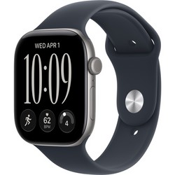 Умные часы Apple Watch Series 12 46mm GPS Space Gray Aluminum Case with Navy Blue Sport Band SM/ML