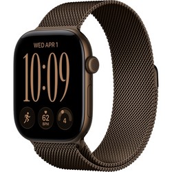 Умные часы Apple Watch Series 12 46mm GPS Dark Bronze Aluminum Case with Dark Bronze Milanese Loop SM/ML