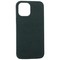 Накладка бархатная MItrifON для iPhone 12 Pro Max (6.7") без логотипа Зеленая - фото 24551