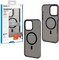 Чехол пластиковый Hoco AS3 Amber magnetic protective case 15 Pro (6.1") тонкий PC+magnet 2.0mm Дымчатый - фото 36863