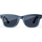 Умные очки Ray-Ban Wayfarer Matte Jeans Transparent/ Dusty Blue Polarized - фото 49891