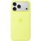 Чехол Apple iPhone 17 Pro Max Silicone Case with MagSafe Neon Yellow - фото 53241