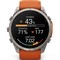 Умные часы Garmin Fenix 9 Pro 51mm Amoled Sapphire Titanium with Autumn Orange/Spark Orange Silicone Band (010-04337-06) - фото 61290