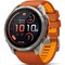 Умные часы Garmin Fenix 9 Pro inReach 51mm Amoled Sapphire Titanium with Autumn Orange/Spark Orange Silicone Band (010-04337-01 - фото 61377