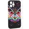 Чехол-накладка силикон MItriFON для iPhone 12 Pro Max (6.7") 0.8мм с флуоресцентным рисунком Сова Фиолетовая T9 - фото 10872
